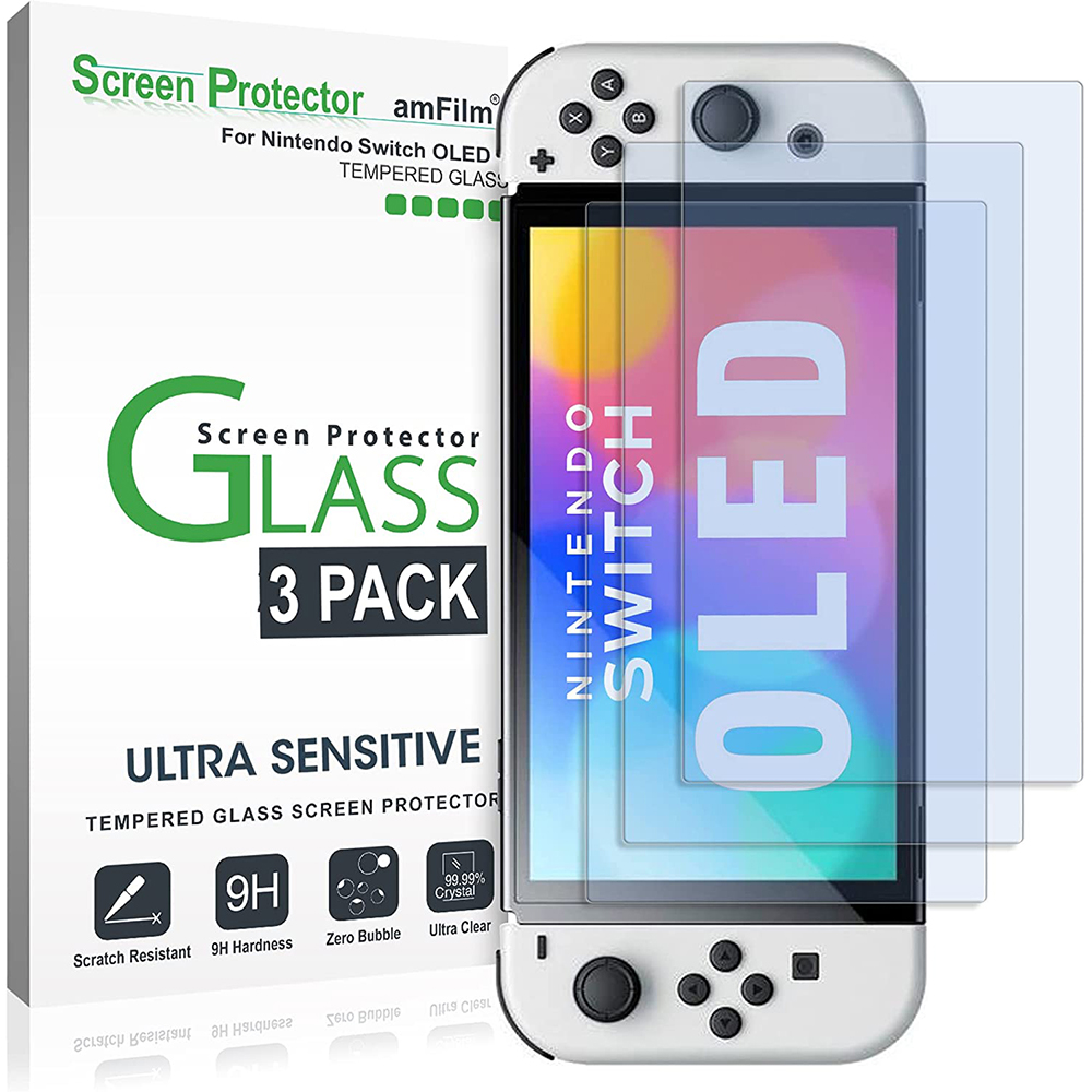 Switch OLED Tempered Glass Set